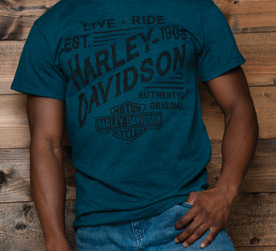 Tee Shirt De Concession Harley Davidson La Rochelle FURIOUS Harley