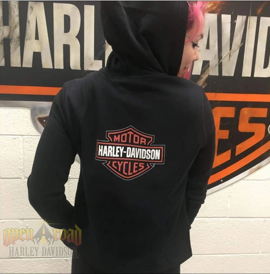 SWEAT HOODIE KNIT BLACK • Harley-Davidson La Rochelle