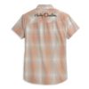 CHEMISE WOVEN TAN PLAID – Image 2