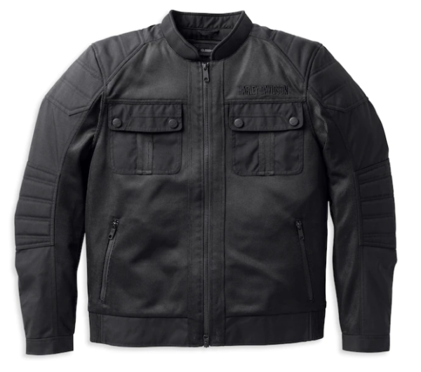 BLOUSON TEXTILE ZEPHYR MESH BLACK