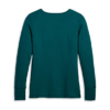 Deep Teal Henley Suspension à encolure dégagée pour femmes – Image 2