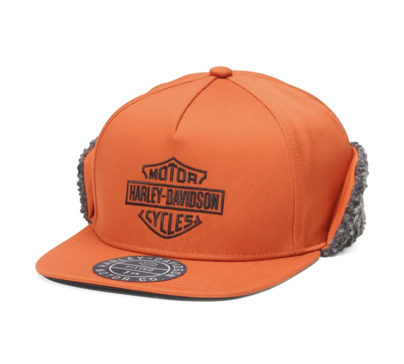 Chapeau à rabat Midwest pour hommes - Harley Orange