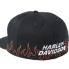 Casquette noire ajustée Harley-Davidson® Flames – Image 2