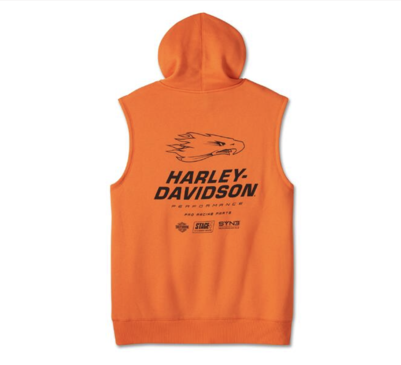 hoodie-knit orange Harley-Davidson • Harley-Davidson La Rochelle