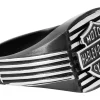 BAGUE EN ACIER NOIR HARLEY DAVIDSON – Image 2