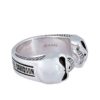 Bague fendue Wicked Skulls en Argent – Image 2