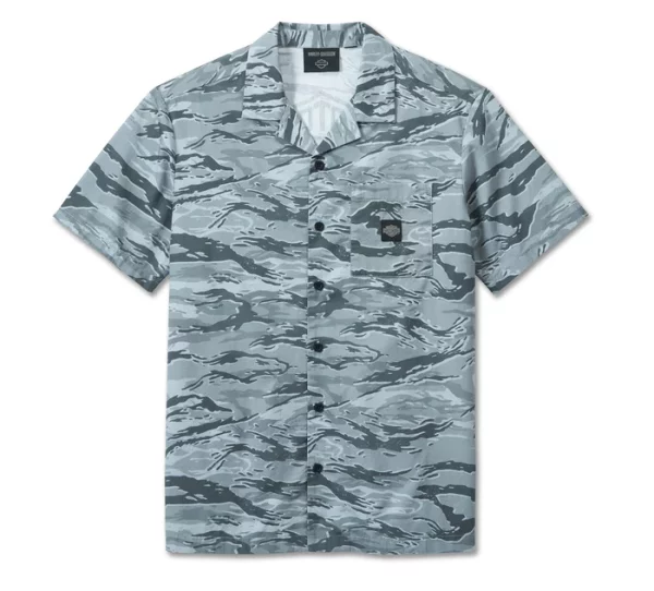 Chemise Bar & Shield Camo pour hommes