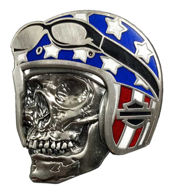 PIN'S SKULL FLAG
