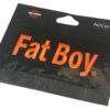Écusson brodé Fat Boy - Noir et Orange – Image 2