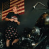 Ensemble pyjama short Harley-Davidson imprimé Bar & Shield noir – Image 3