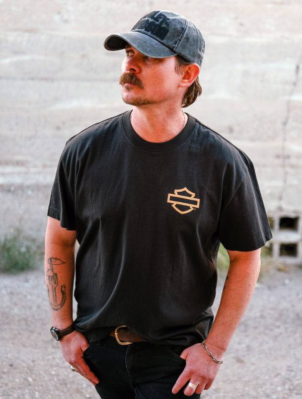 T-shirt unisexe Harley-Davidson original Harley-Davidson Eagle noir