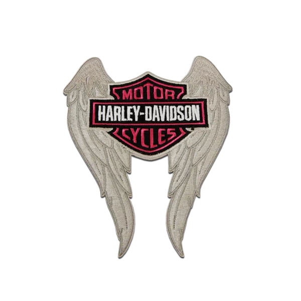 Écusson brodé Aile B&S Harley Davidson