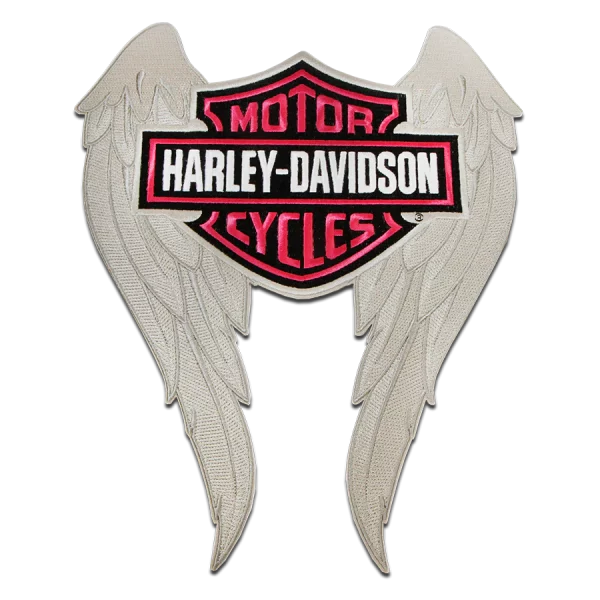 Écusson brodé Pink B&S Harley Davidson