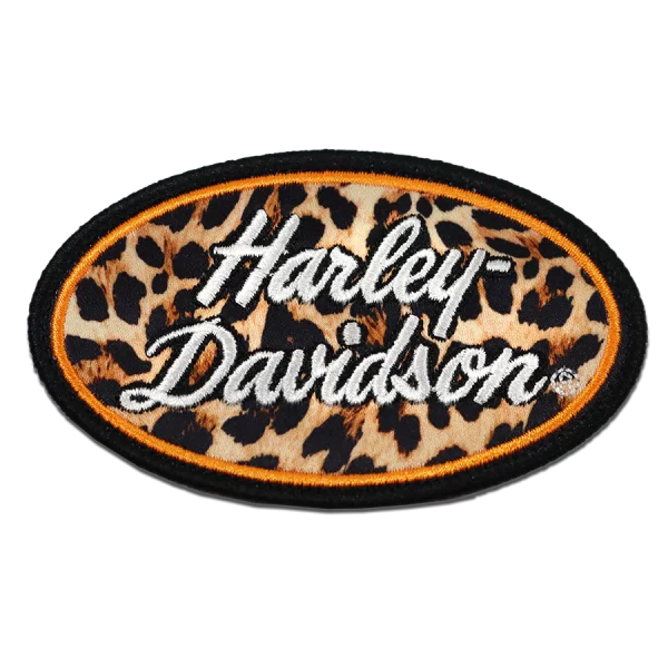 Écusson brodé Cheetah Gal Harley Davidson