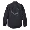 Sur-chemise de moto Willie G Skull Graphic Mesh Operative – Image 2