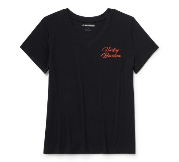 TOP FEMME ESSENTIAL BLING NOIR COL V