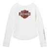 Tee-Shirt Manches Longues Blanc Harley Davidson – Image 2