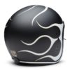 Casque jet Harley-Davidson Flames X14 noir mat – Image 2