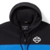Sweat à capuche Tech Gaiter pour homme, bleu et noir – Image 4