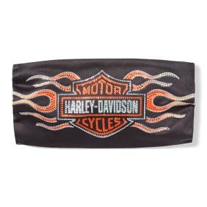 Bandeau Noir Strass Harley Davidson