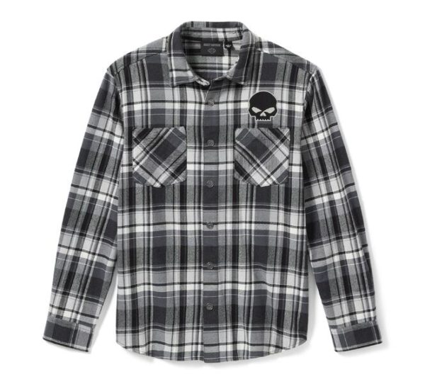 Chemise à manches longues Willie G Skull à carreaux
