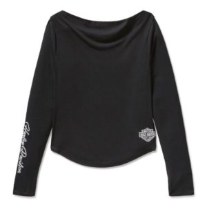 TEE-SHIRT MANCHES LONGUES COL CARMEN