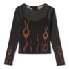 TEE-SHIRT MANCHES LONGUES FLAMING – Image 2