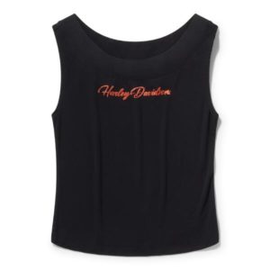 TOP FEMME ESSENTIAL BLING NOIR