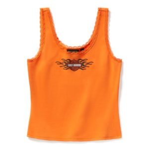 TOP FEMME ESSENTIAL BLING ORANGE