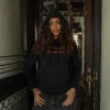 Sweat à capuche pullover Essential Bling pour femme - Harley Black – Image 7