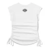 Haut froncé Essential pour femme - Cloud Dancer – Image 2