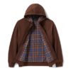 SWEAT À CAPUCHE ZIPPÉE MARRON – Image 2