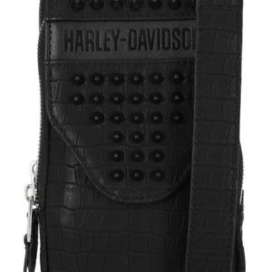 Sacoche pour téléphone Harley-Davidson Cone Stud noir