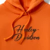 Sweat à capuche pullover Essential Bling pour femme - Harley Orange – Image 3
