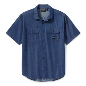 Chemise Chambray Bar & Shield pour homme