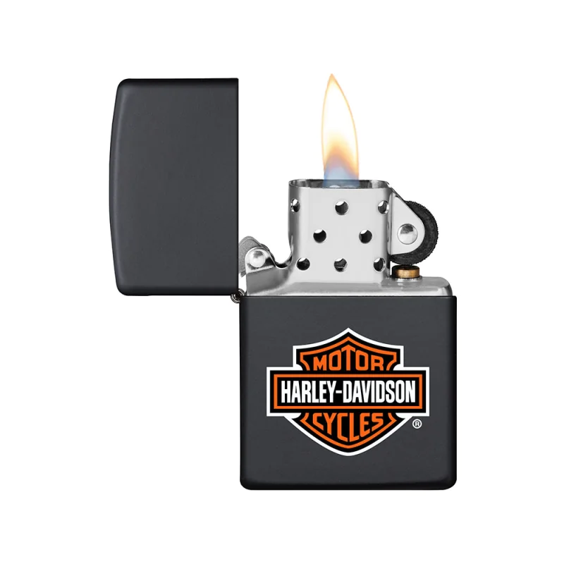 Zippo Harley Davidson Bar & Shield – Image 3