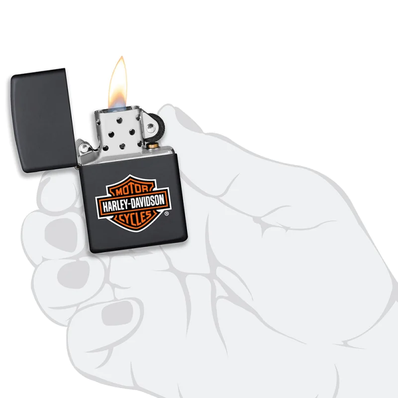 Zippo Harley Davidson Bar & Shield – Image 4