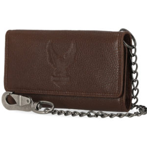 Portefeuille en 3 volets Harley-Davidson® avec chaîne