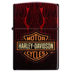 Zippo Harley Davidson Red Flaming