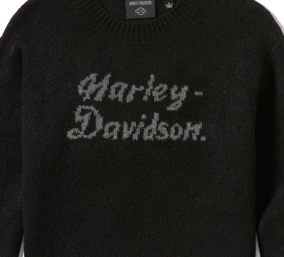 Pull Intarsia à inscription métallique – Image 3