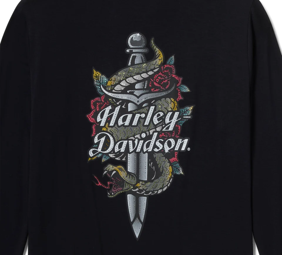 Haut Serpent Rose Bling - Harley Black – Image 4