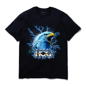 T-shirt graphique Electric Eagle H.O.G.® à manches courtes