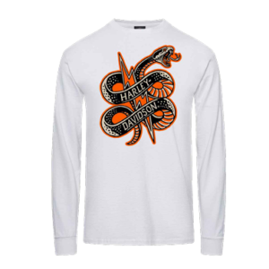 Tee-Shirt manches longues de concession Harley-Davidson La Rochelle - ATTACK