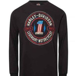 Tee-Shirt manches longues de concession Harley-Davidson La Rochelle - STRIKE