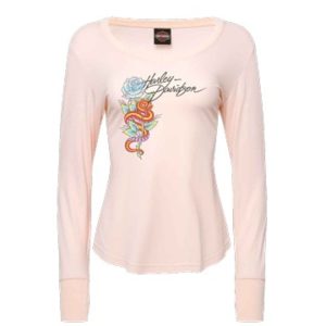 Tee-Shirt manches longues de concession Harley-Davidson La Rochelle -  HARDY