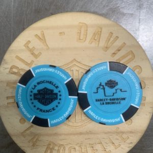 JETON POKER HDLR Turquoise