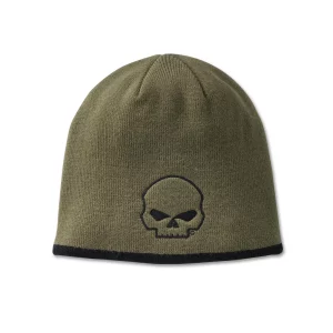 Bonnet en maille Harley-Davidson Willie G® Skull - Vert
