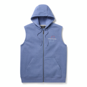 Sweat à capuche sans manches