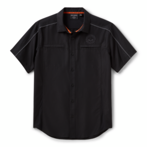 T-shirt Harley-Davidson HD Tech Willie G Skull aéré noir