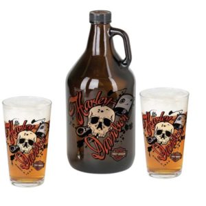 Ensemble de growlers HD Piston Skull